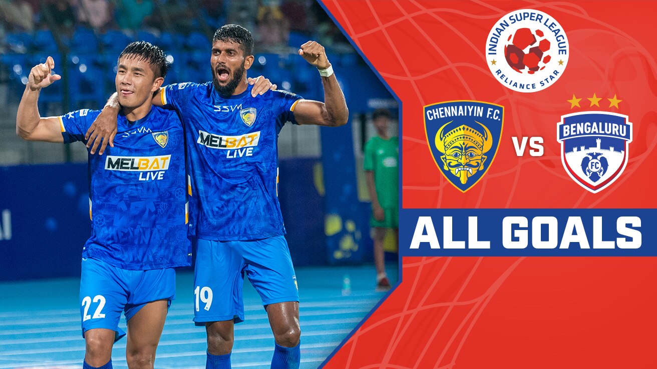 Watch Chennaiyin FC Vs Bengaluru FC All Goals Video Online HD On