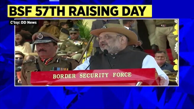 Watch BSF Raising Day Home Minister Amit Shah S Address On 57th BSF