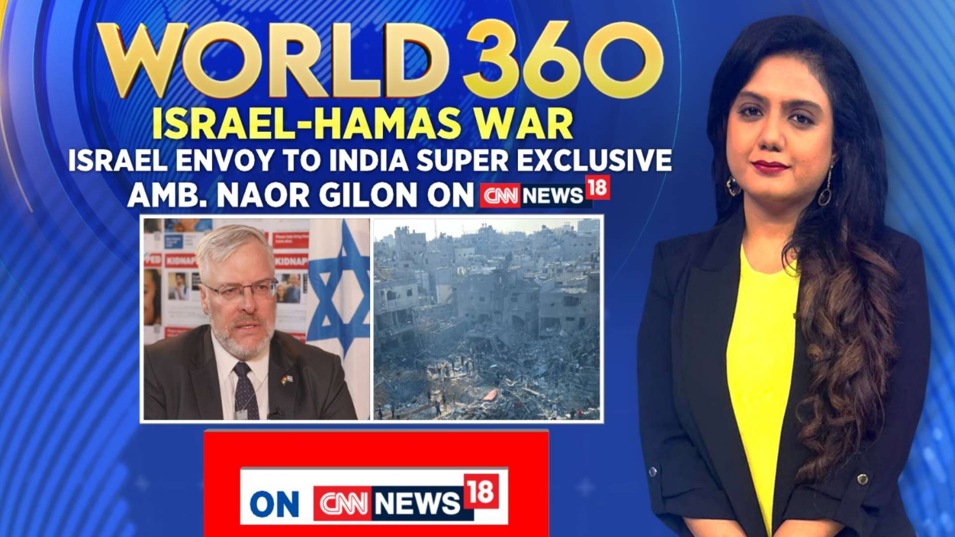 Watch Naor Gilon Israel Envoy To India Exclusive Interview With News