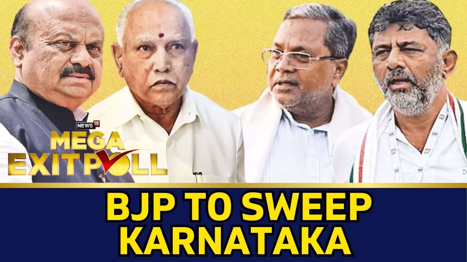 Watch Lok Sabha Election 2024 BJP To Sweep Karnataka Exit Poll News