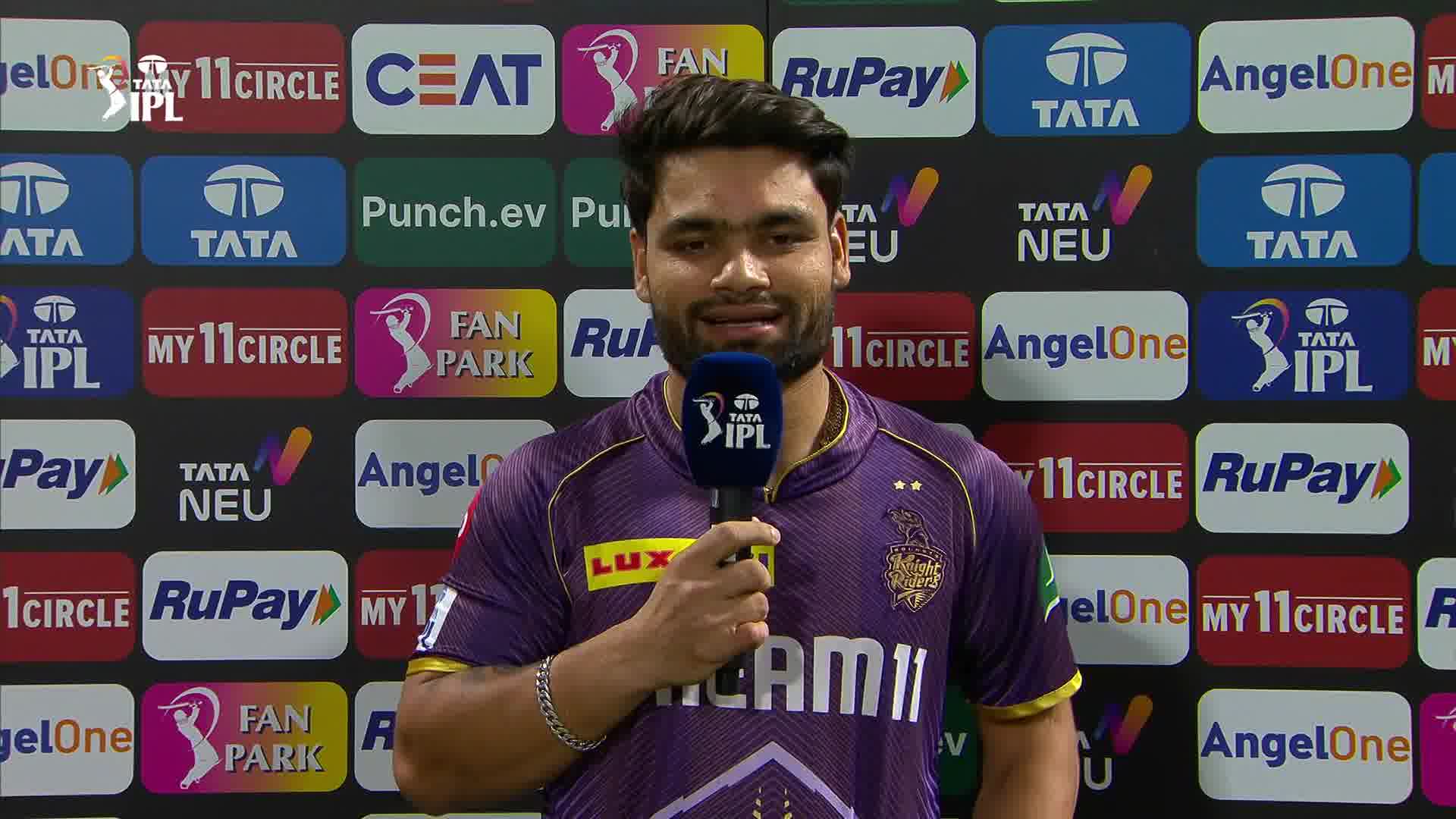 Watch KKR Vs SRH Pre Match Interview Rinku Singh Video Online HD