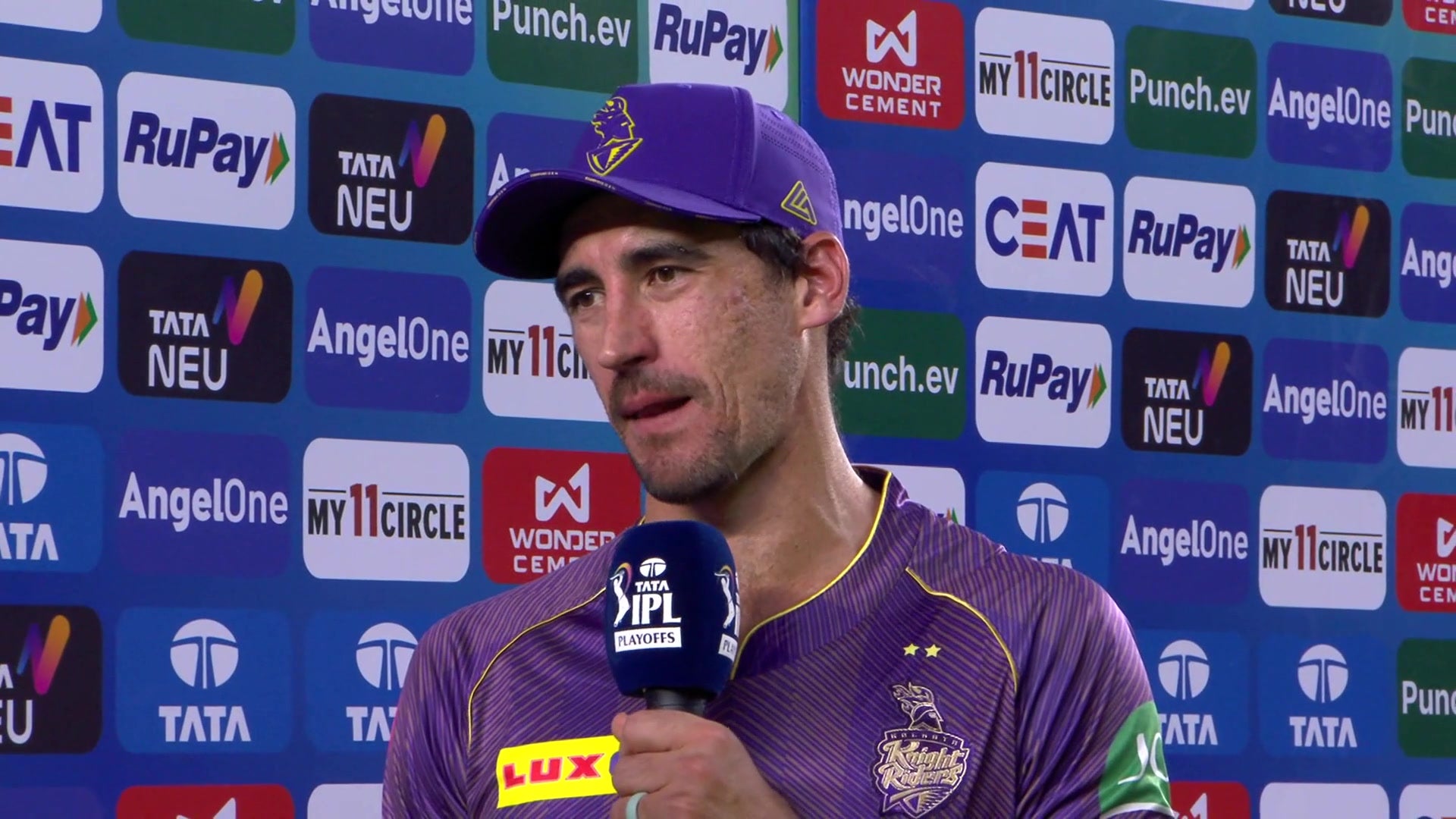 Watch Kkr Vs Srh Post Match Interview Mitchell Starc Video Online