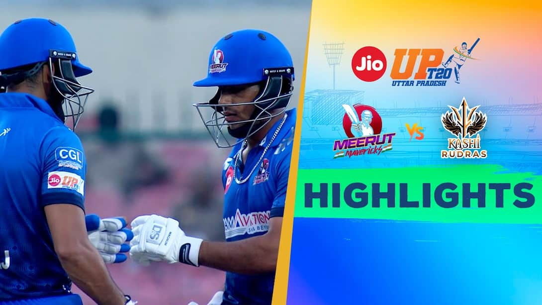 Watch Meerut Mavericks Vs Kashi Rudras Highlights Video Online Hd On