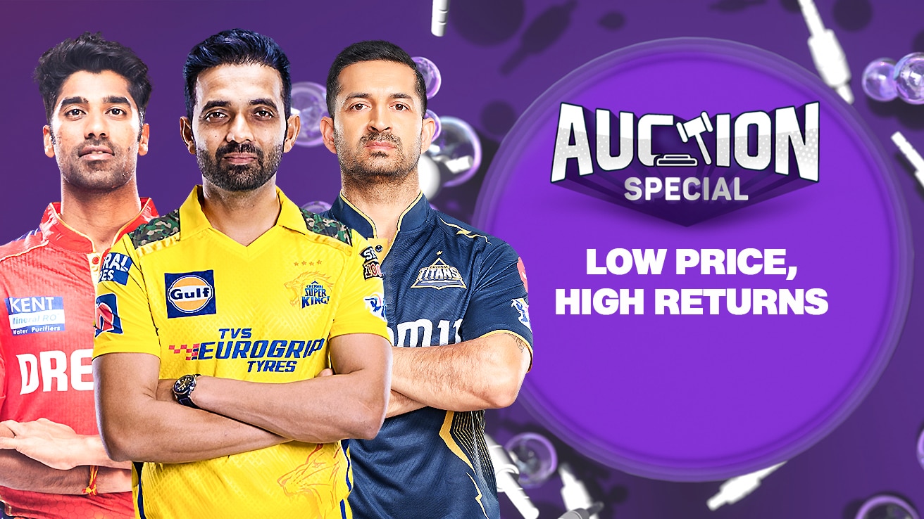 Watch TATA IPL 2025 Auction ⁠Players With ⁠Low Price, High Returns Video Online(HD) On JioCinema