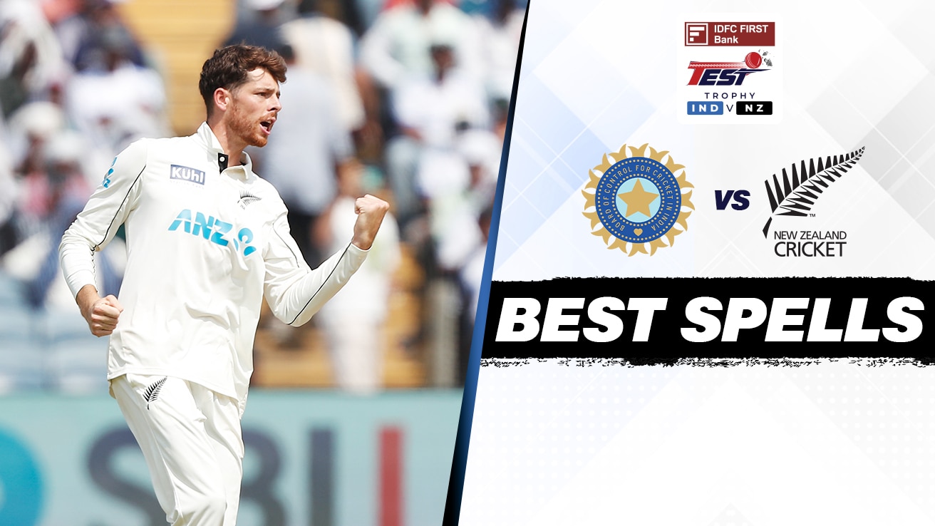 Watch India vs New Zealand, 2nd Test Day 3 Mitchell Santner's Best ...