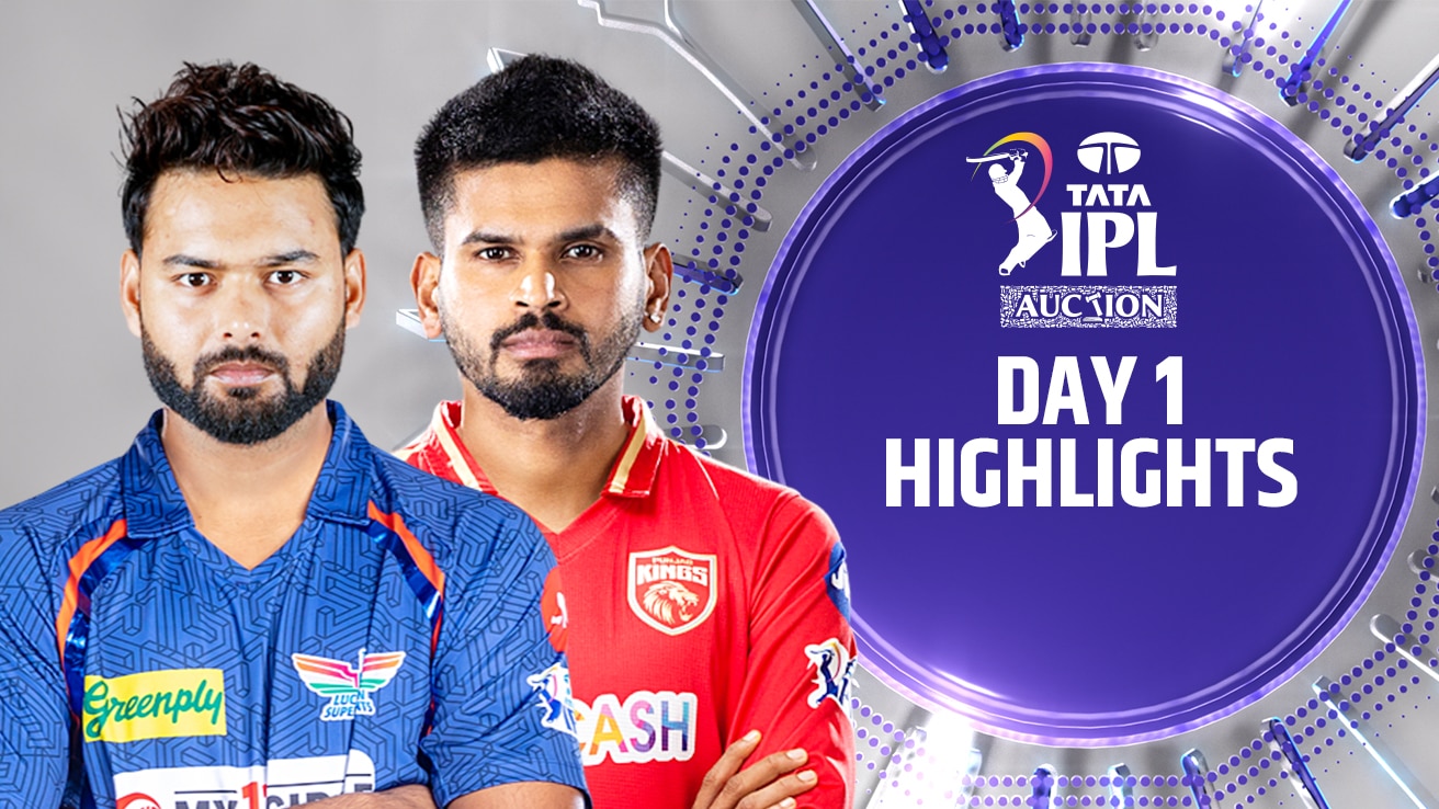 Watch TATA IPL 2025 Auction Day 1 Highlights Video Online(HD) On JioCinema