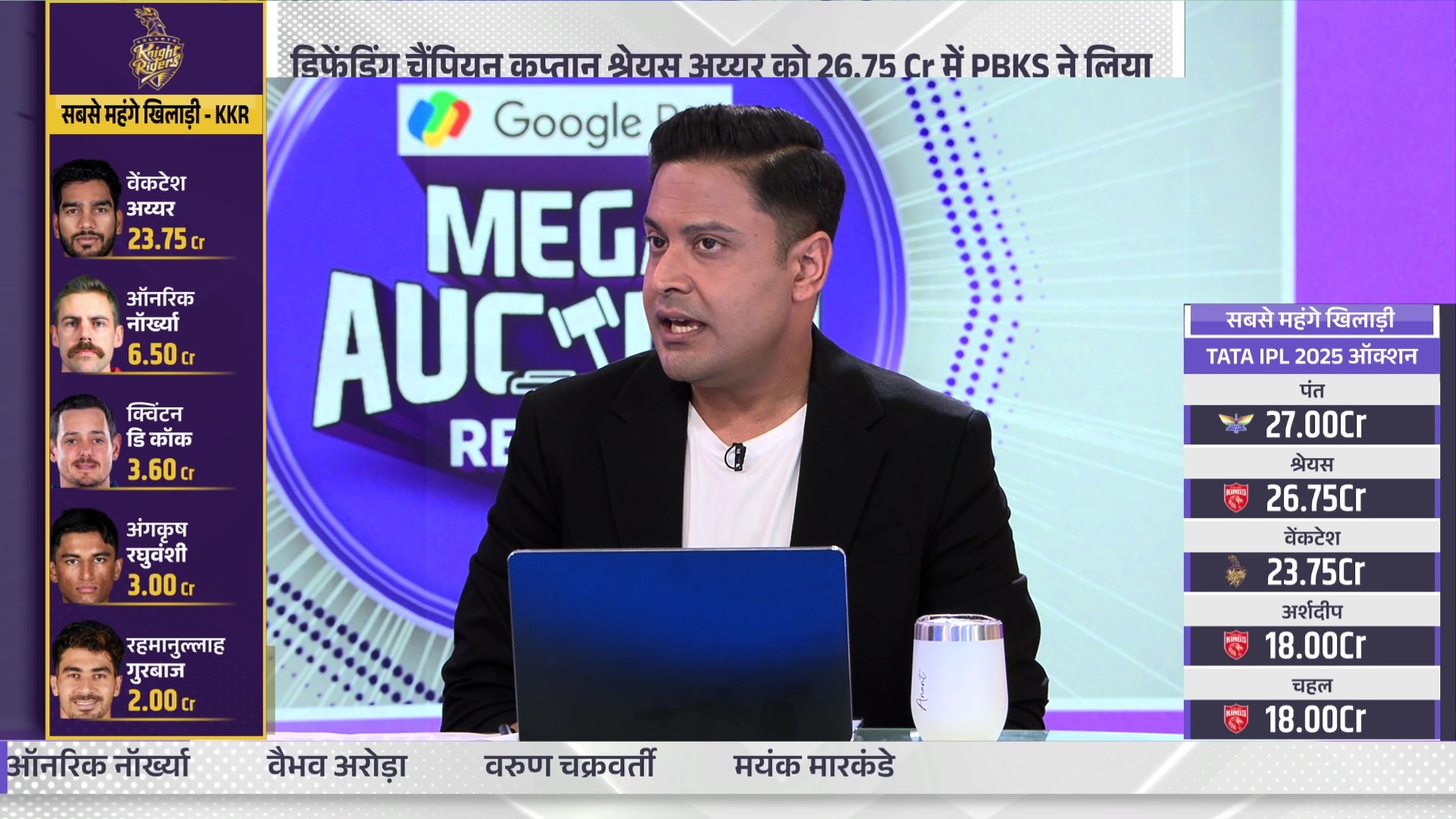 Watch TATA IPL 2025 Auction KKR Review Video Online(HD) On JioCinema