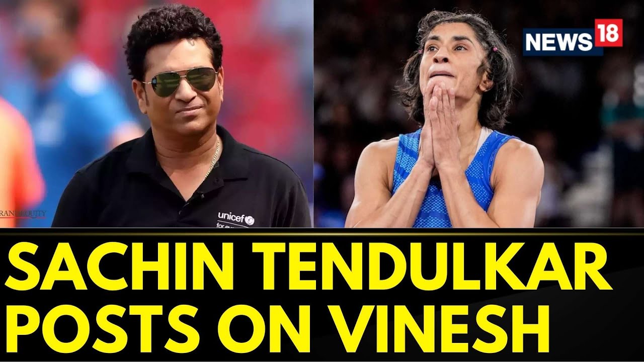 Watch Vinesh Phogat News Updates Sachin Tendulkar Reacts To Vinesh