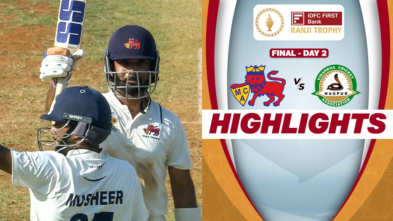 Watch Mumbai Vs Vidarbha - Final - Day 2 - Highlights Video Online(HD ...