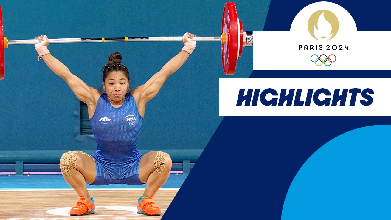 Watch Weightlifting Women's 49kg Final Highlights Mirabai Chanu