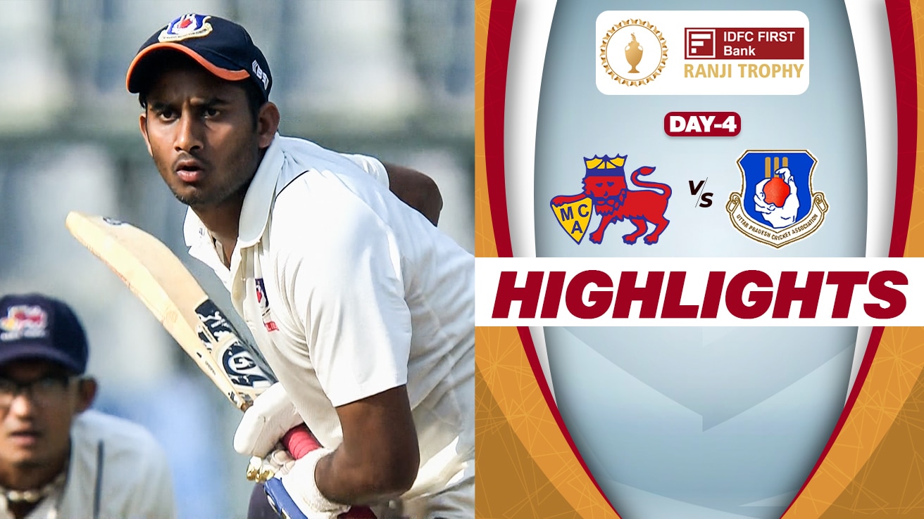 Watch Mumbai Vs Uttar Pradesh - Day 4 Highlights Video Online(HD) On ...