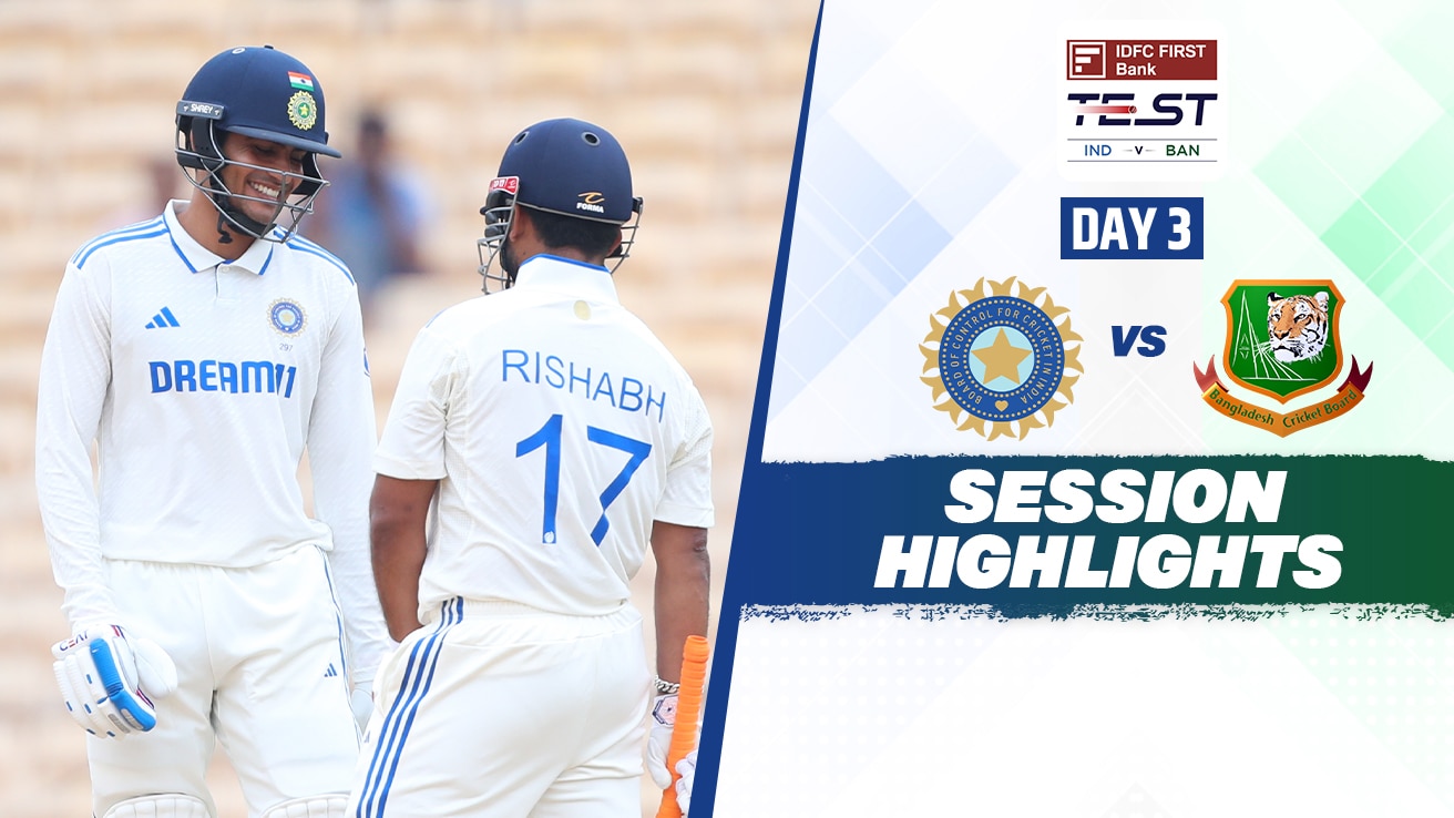 Watch India Vs Bangladesh St Test Day St Session Highlights Video Online Hd On Jiocinema