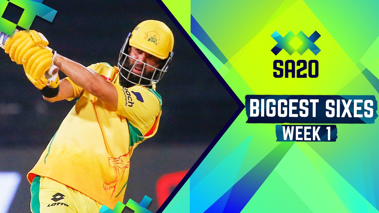 Watch SA20 2024 Biggest Sixes Week 1 Video Online(HD) On JioCinema