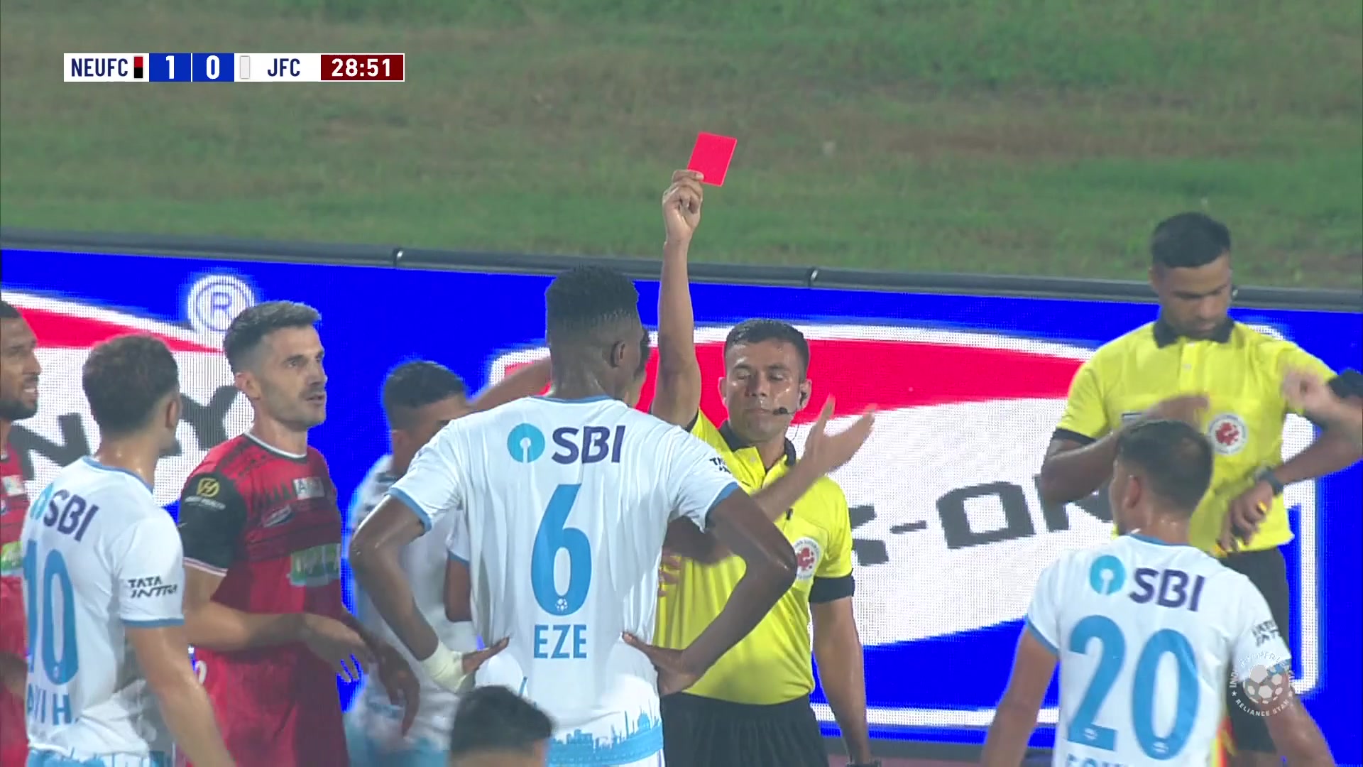 Watch Red Card! Eze's Reckless Tackle Sees Him Off Video Online(HD) On 