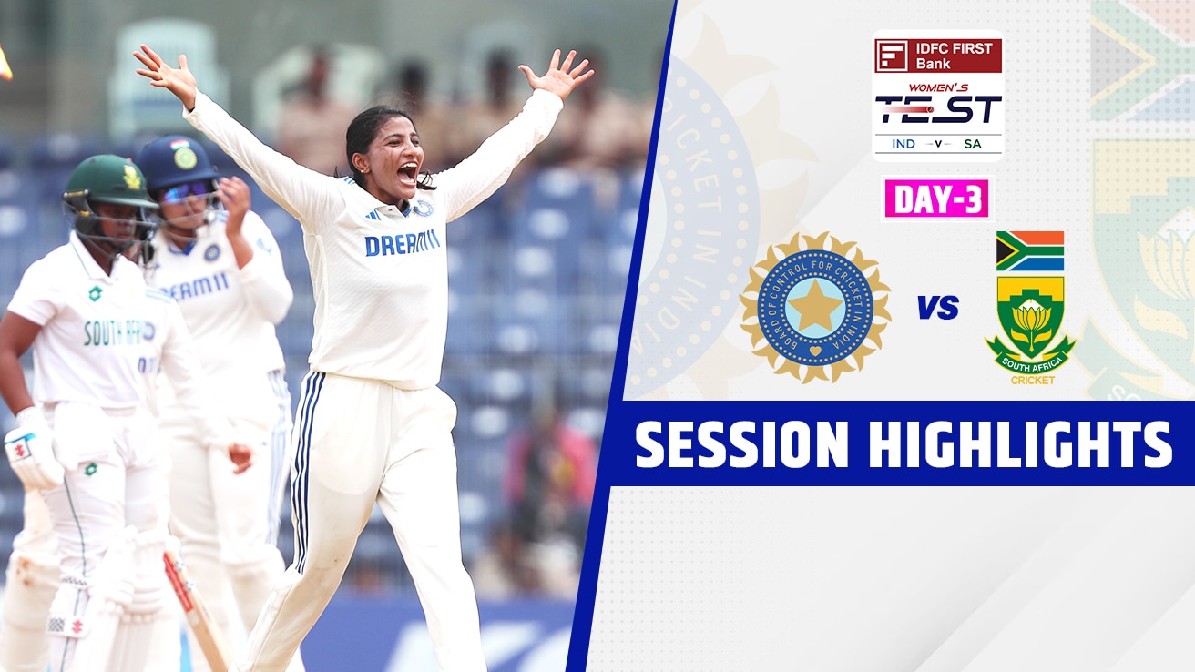 Watch India Women Vs South Africa Women - Only Test - Day 3 - 1st ...