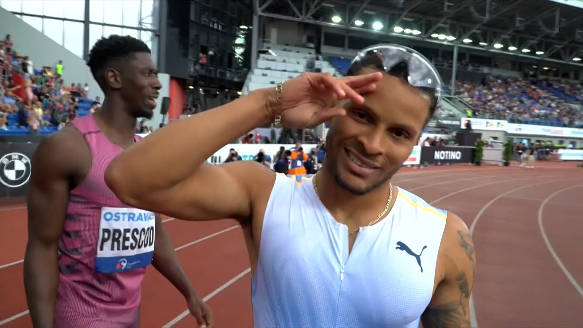 Watch De Grasse Claims First Place Video Online(HD) On JioCinema