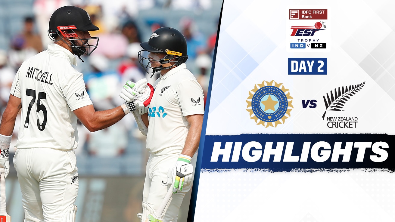 Watch India Vs New Zealand 2nd Test Day 2 Highlights Video Online