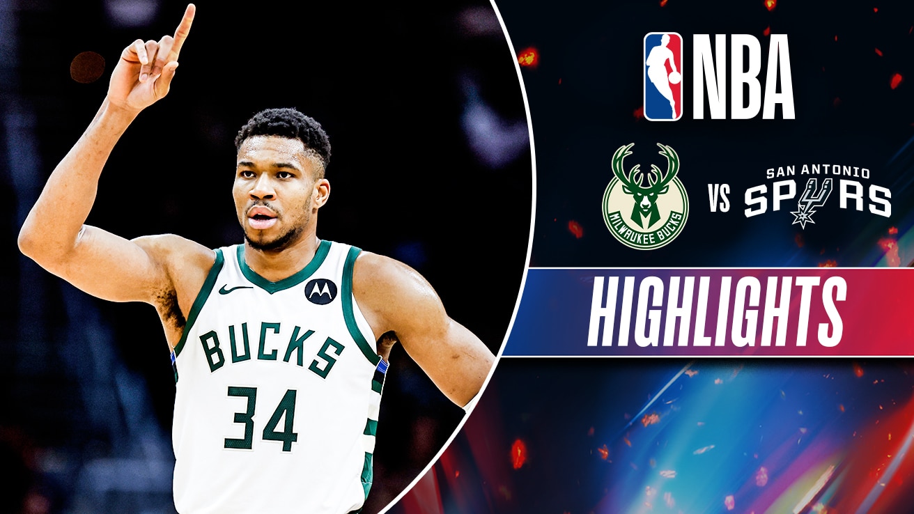 Watch Milwaukee Bucks Vs San Antonio Spurs Highlights Video Online(HD