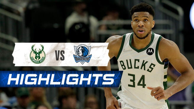 Watch NBA HIGHLIGHTS: MAVERICKS VS BUCKS Video Online(HD) On JioCinema