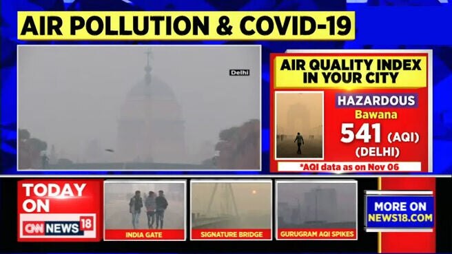 Watch Delhi Wakes Up To Severe Air Pollution Aqi At 452 Severe Level News On Jiocinema 6837