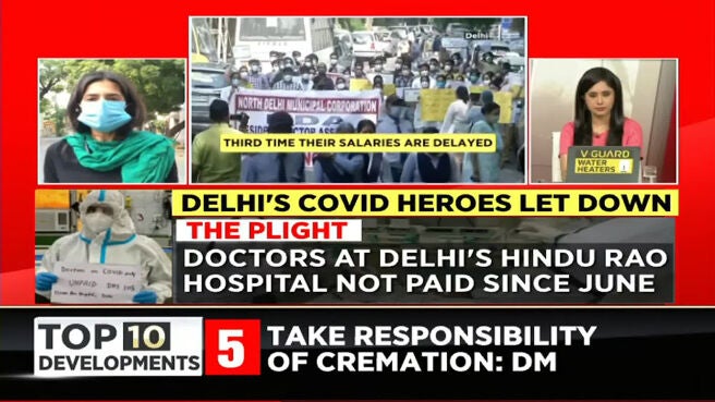 Watch Delhi Doctors Unpaid Govt Writes To Bjp Run Civic Bodies Asking Them To Hand Over 9867