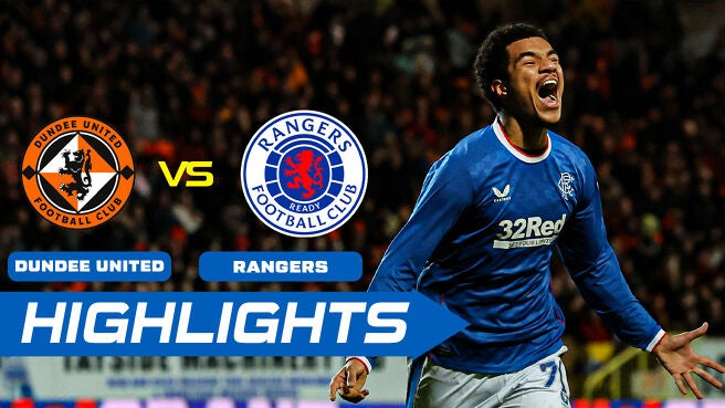 Watch Dundeee United 0-2 Rangers Video Online(HD) On JioCinema