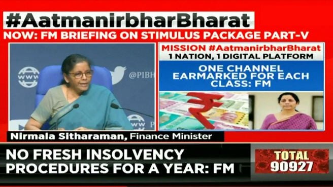 Watch FM Nirmala Sitharaman: Debts Related To COVID-19 Shall Be ...