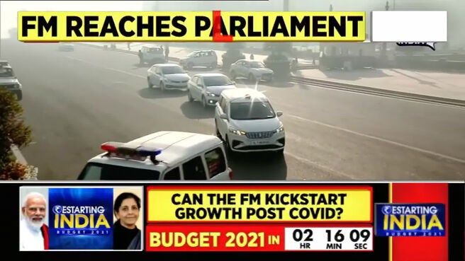 Watch FM Nirmala Sitharaman Arrives For Cabinet Meet Ahead Of Budget ...