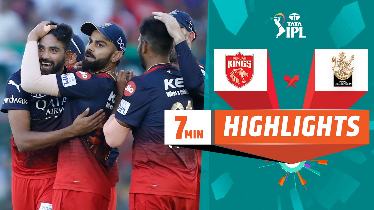 Watch RCB Vs PBKS Highlights Video Online(HD) On JioCinema