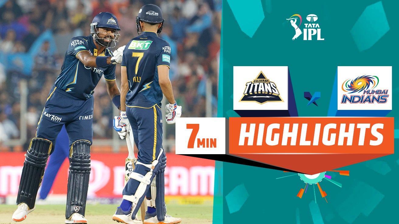 Watch GT Vs MI Highlights Video Online(HD) On JioCinema