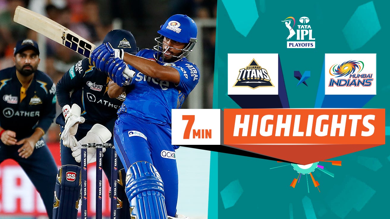 Watch Qualifier 2 - GT Vs MI Highlights Video Online(HD) On JioCinema