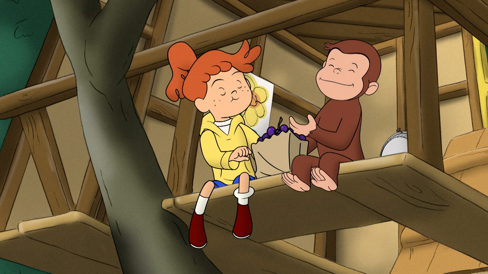 Watch Curious George Season 12 Episode 13 Window Dressing The Great Treehouse Hoist Watch 6400