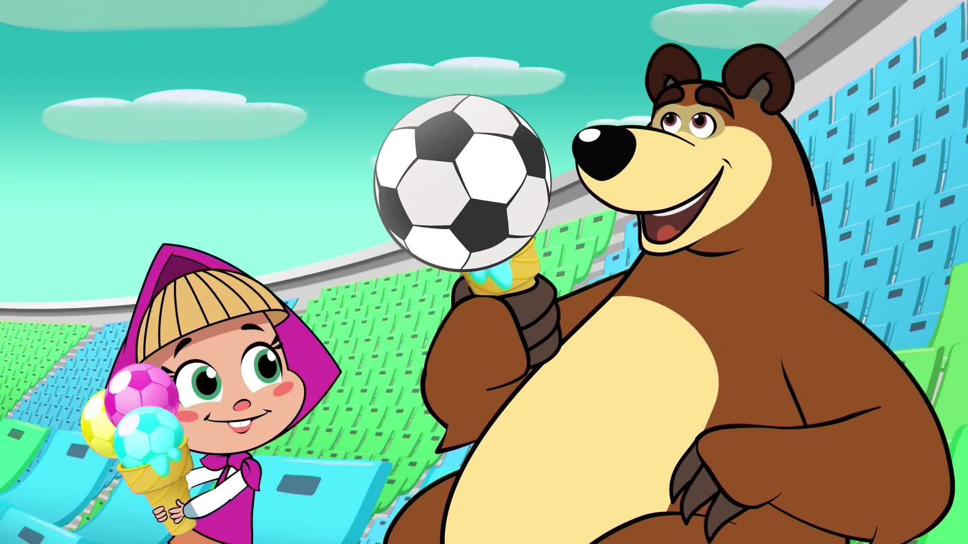 Watch Masha And The Bear Season 4 Episode 4 No Work All Carnival Watch Full Episode Online 