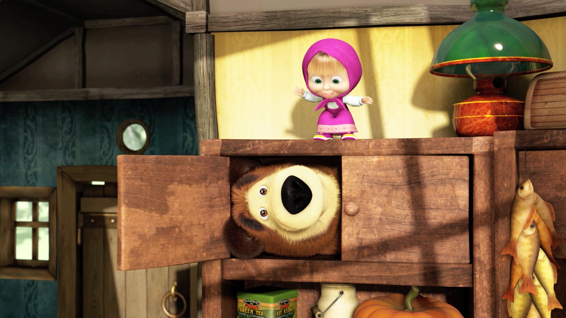 Watch Masha And The Bear Season 1 Episode 13 : Hide And Seek Is Not For ...