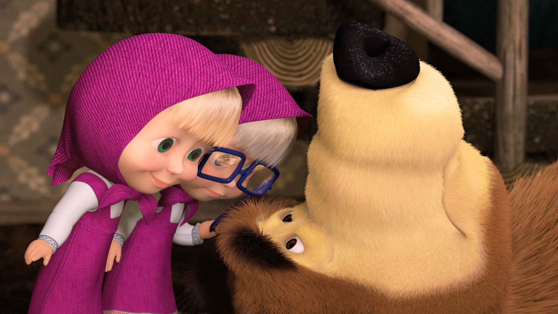 Watch Masha And The Bear Season 2 Episode 10 : Two Much - Watch Full ...