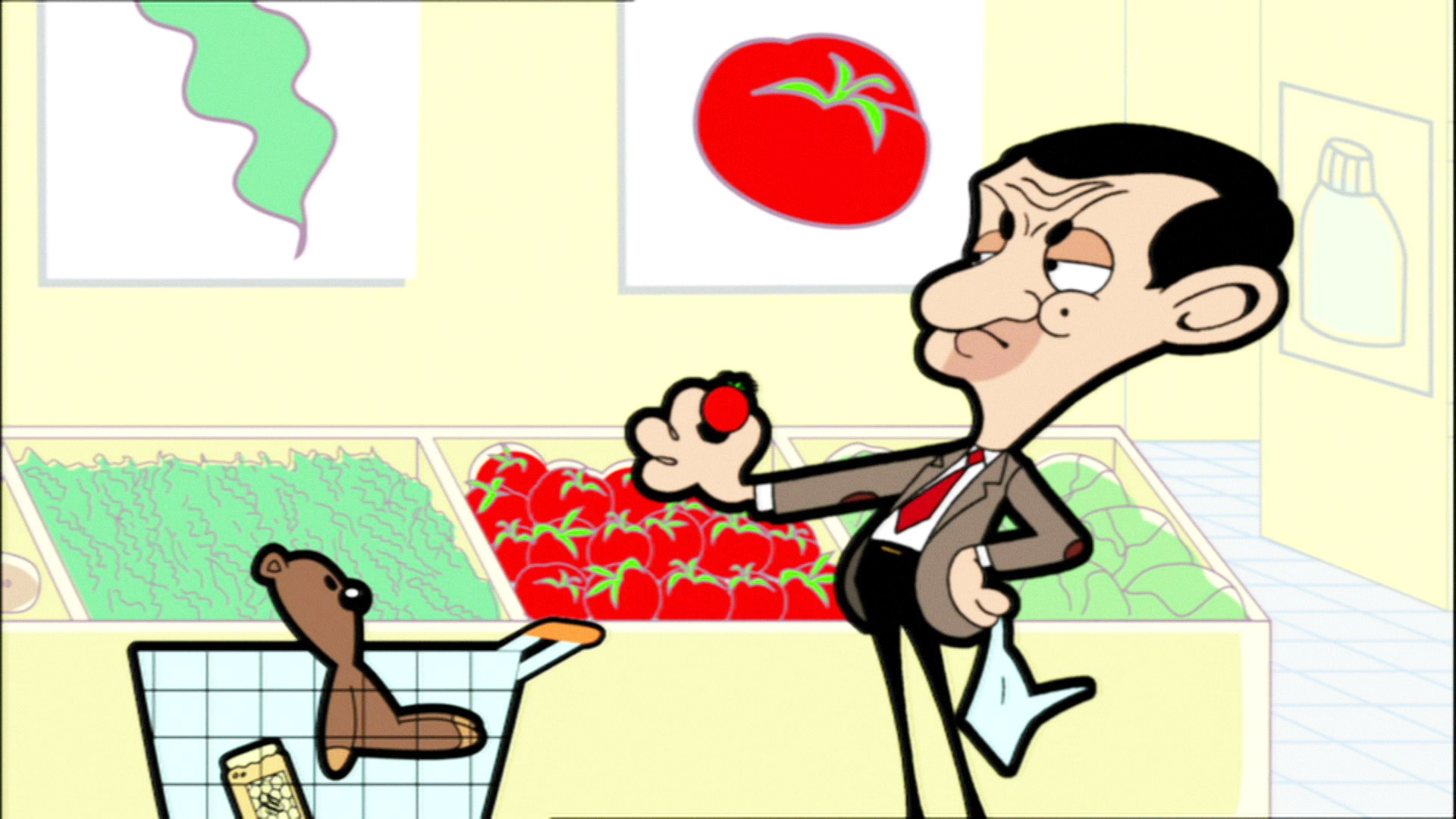 Mr bean hot sale cartoon missing teddy