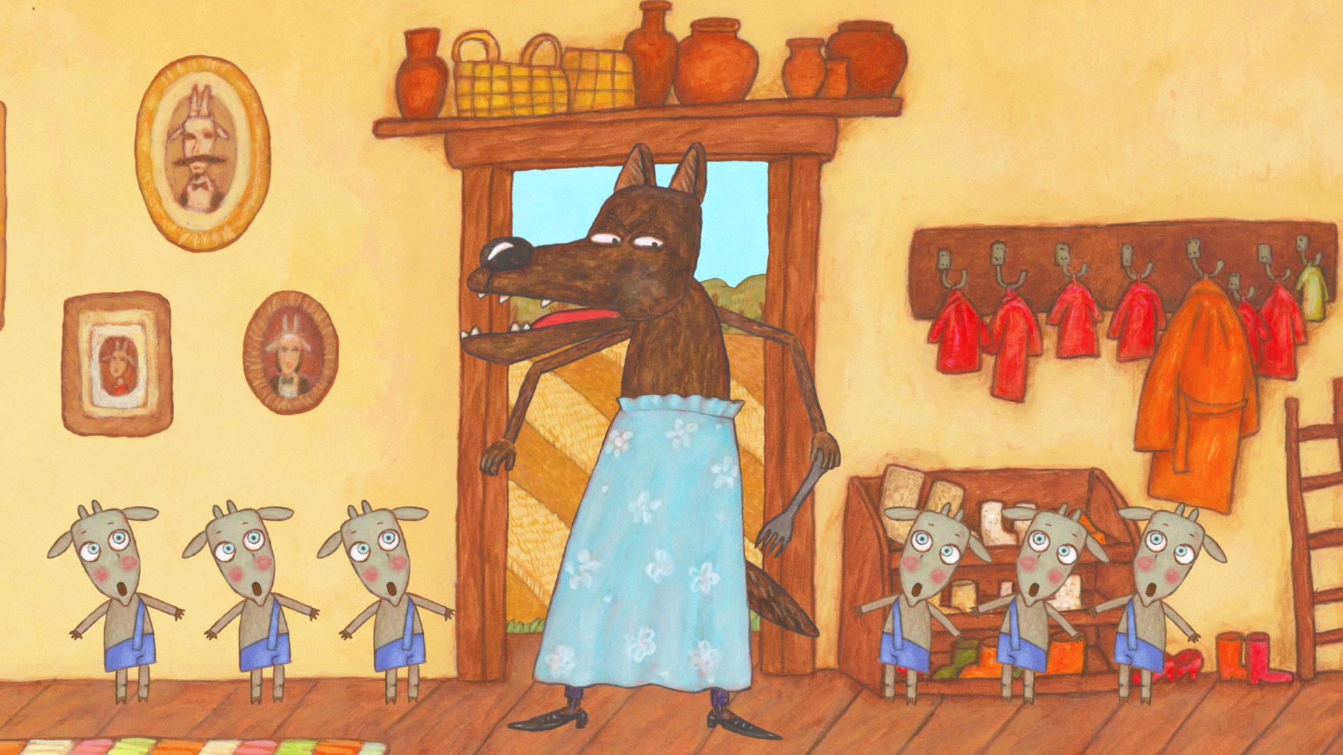 Watch Masha's Tales Season 1 Episode 1 : The Wolf And The Seven Young ...