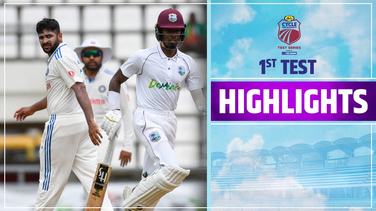 Watch Day 1 Highlights - India Vs West Indies 1st Test Only On JioCinema