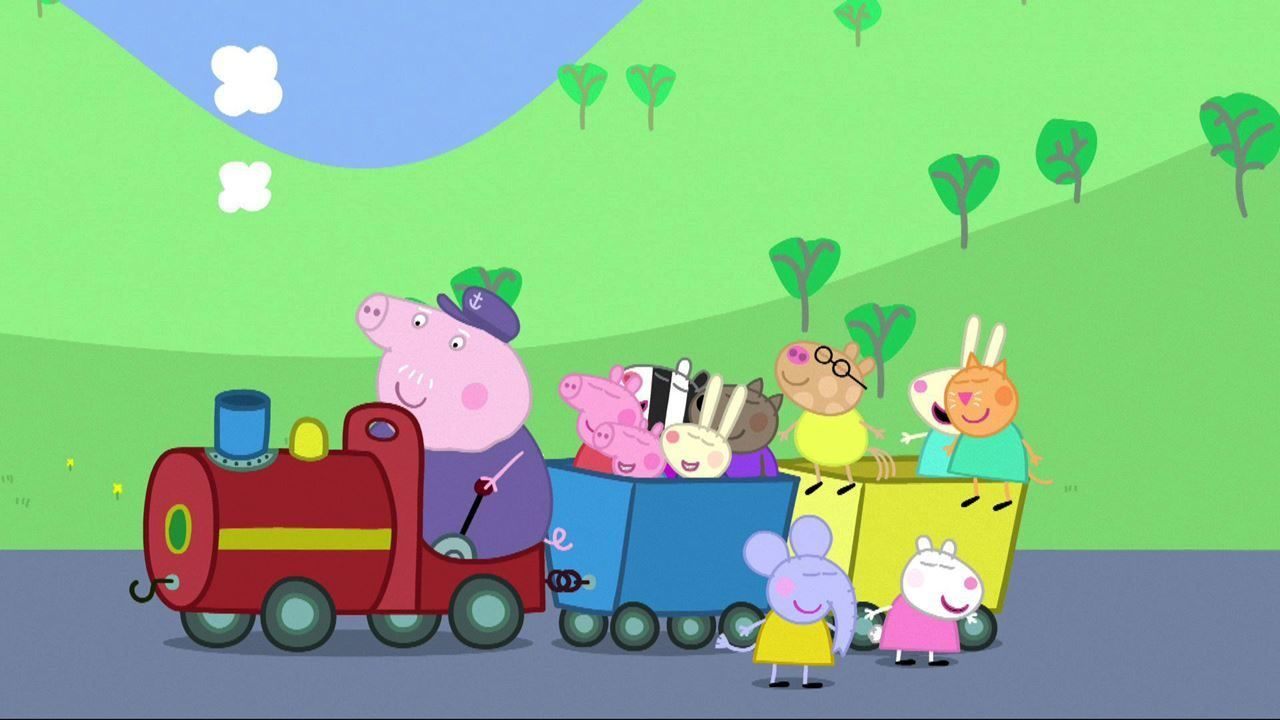 Watch Peppa Pig Season 2 Episode 29 : Grandpa's Little Train - Watch ...