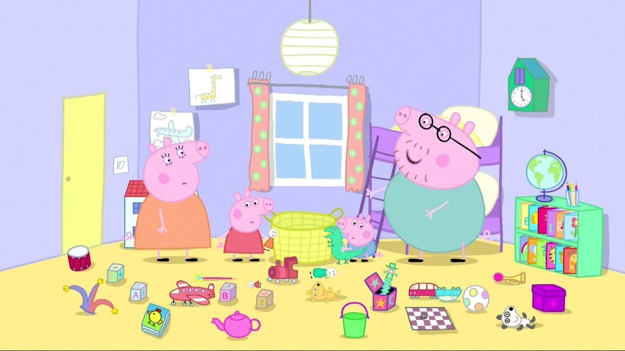 Watch Peppa Pig Season 1 Episode 43 : Tidying Up - Watch Full Episode ...