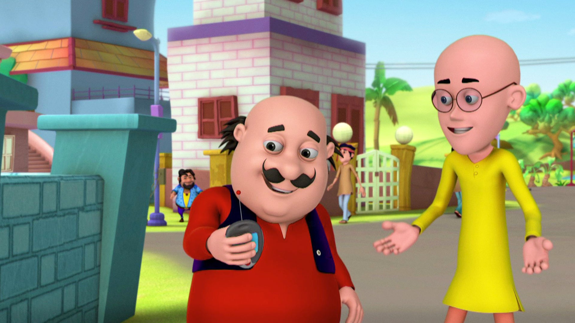 Watch Motu Patlu Season 3 Episode 52 : Human Remote Control - Watch 