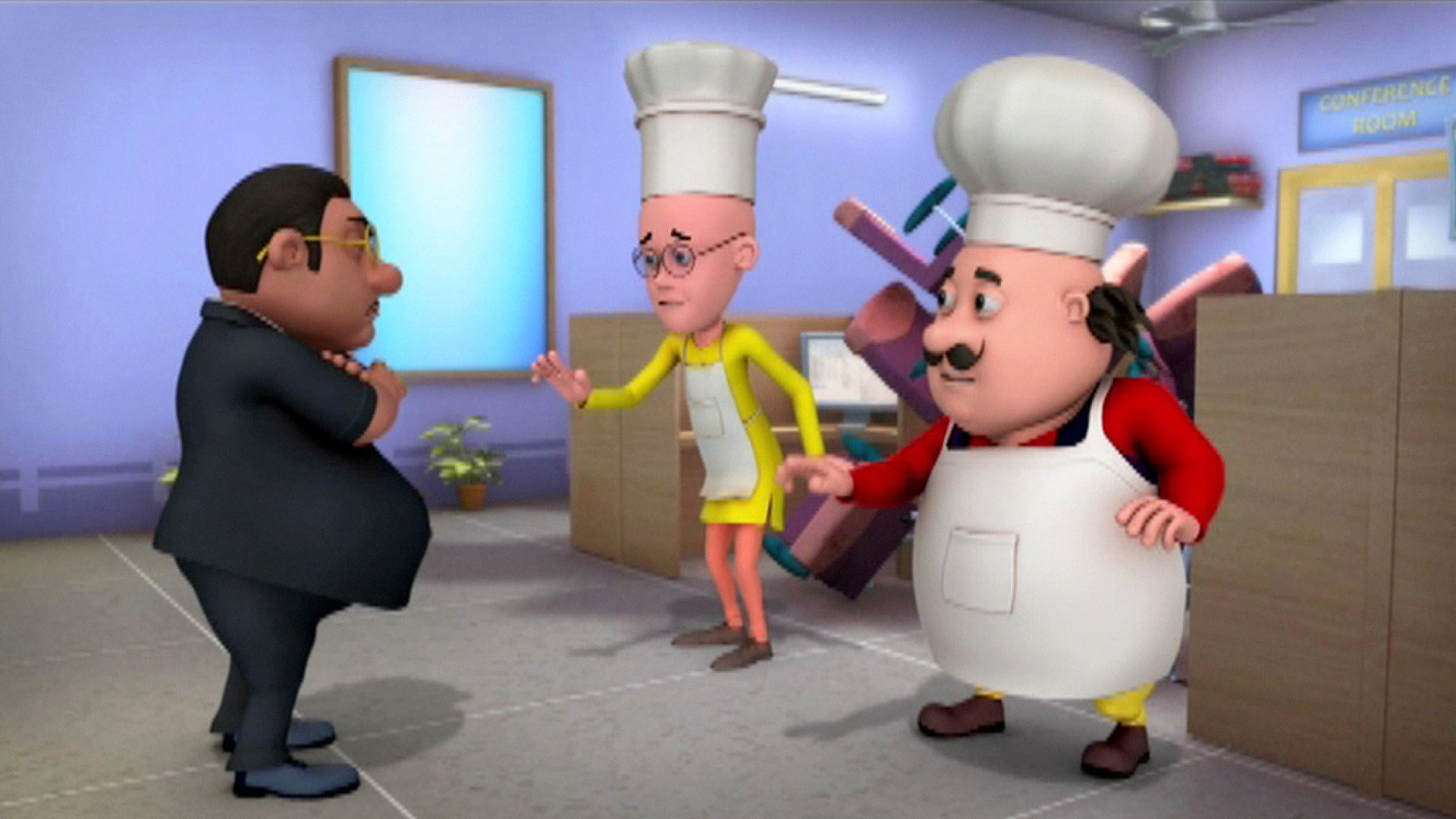 Watch Motu Patlu Season 4 Episode 27 : Motu Patlu Canteen - Watch Full ...