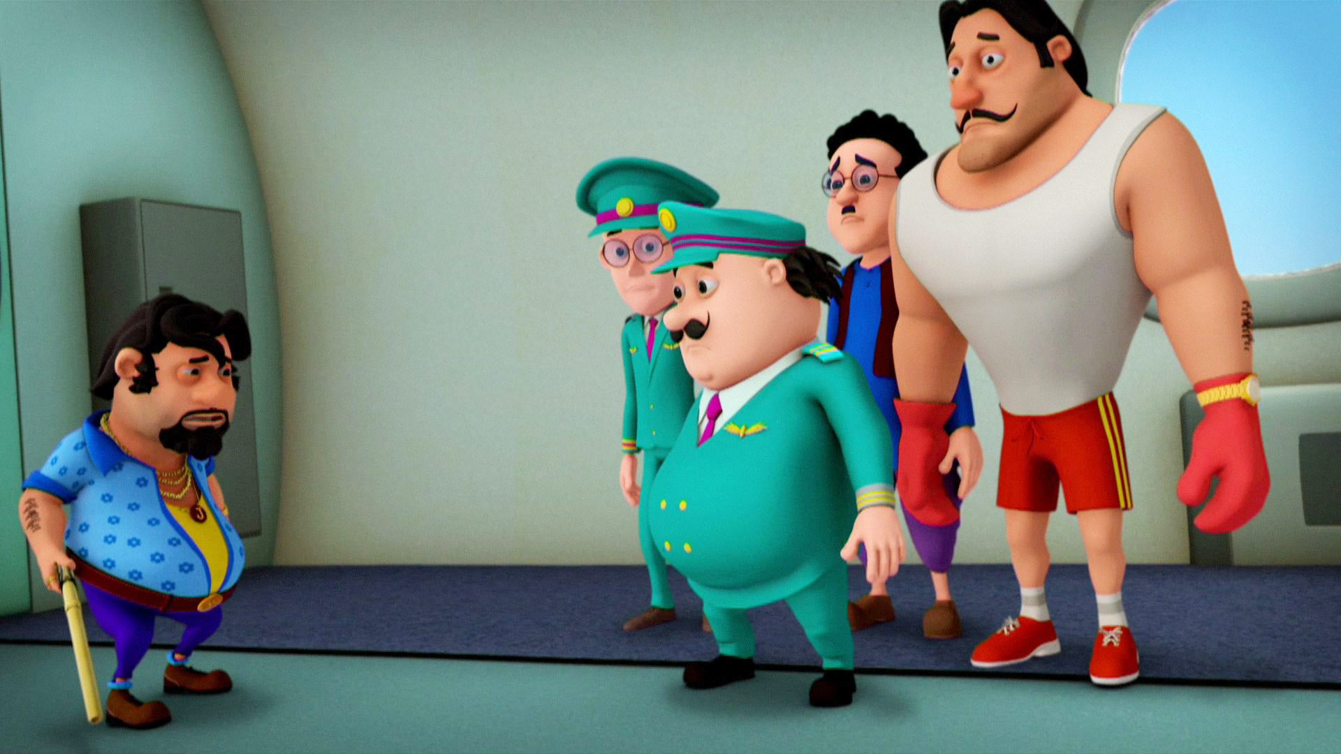 Watch Motu Patlu Season 8 Episode 14 : Motu Patlu Air Bus - Watch Full ...