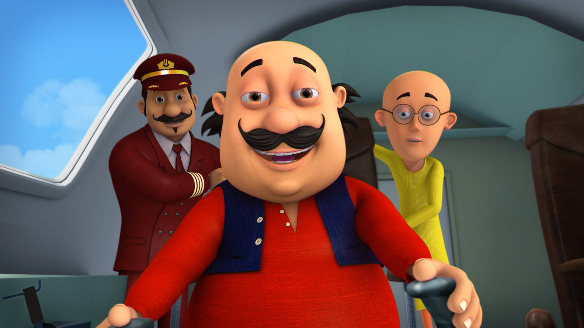 Watch Motu Patlu Season 10 Episode 70 : Motu The Pilot - Watch Full ...