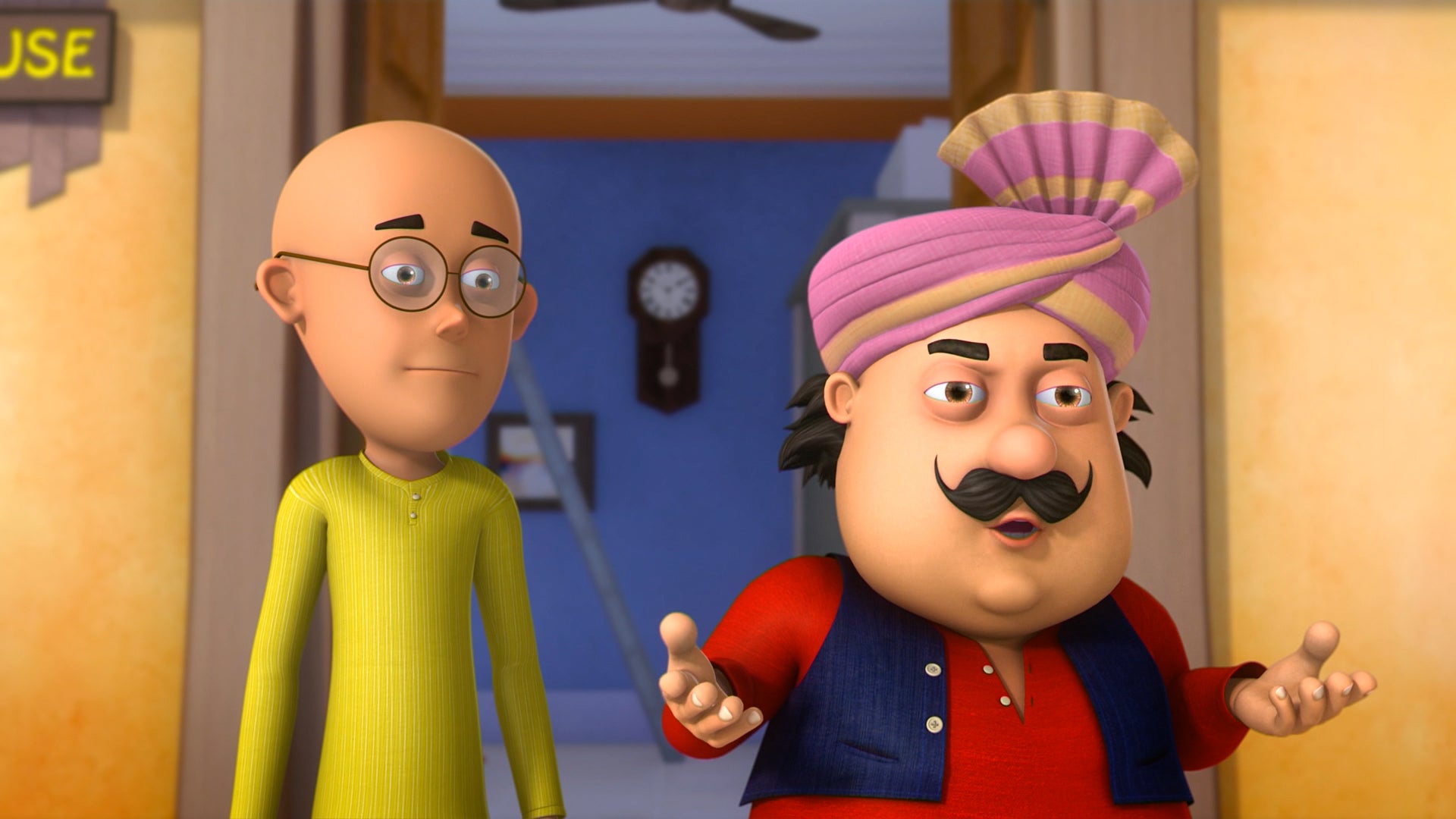 Watch Motu Patlu Season 10 Episode 67 : Motu Ki Pagadi - Watch Full ...