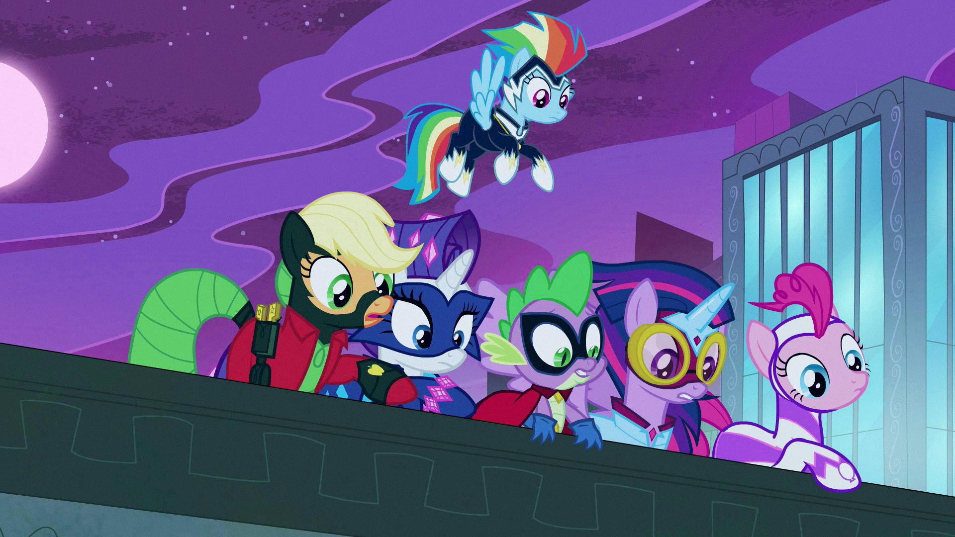 Watch My Little Pony Season 4 Episode 6 : Power Ponies - Watch Full ...