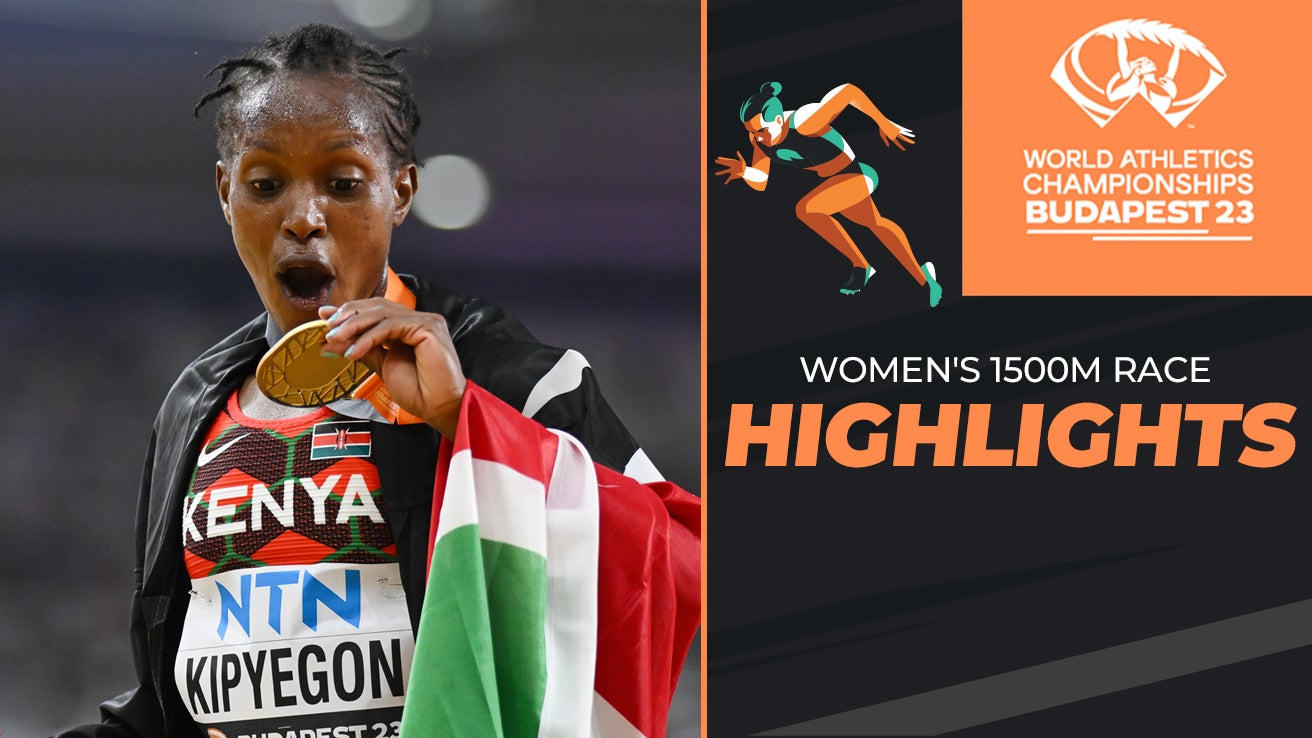 Watch Kipyegon Claims Third Gold Video Online(HD) On JioCinema