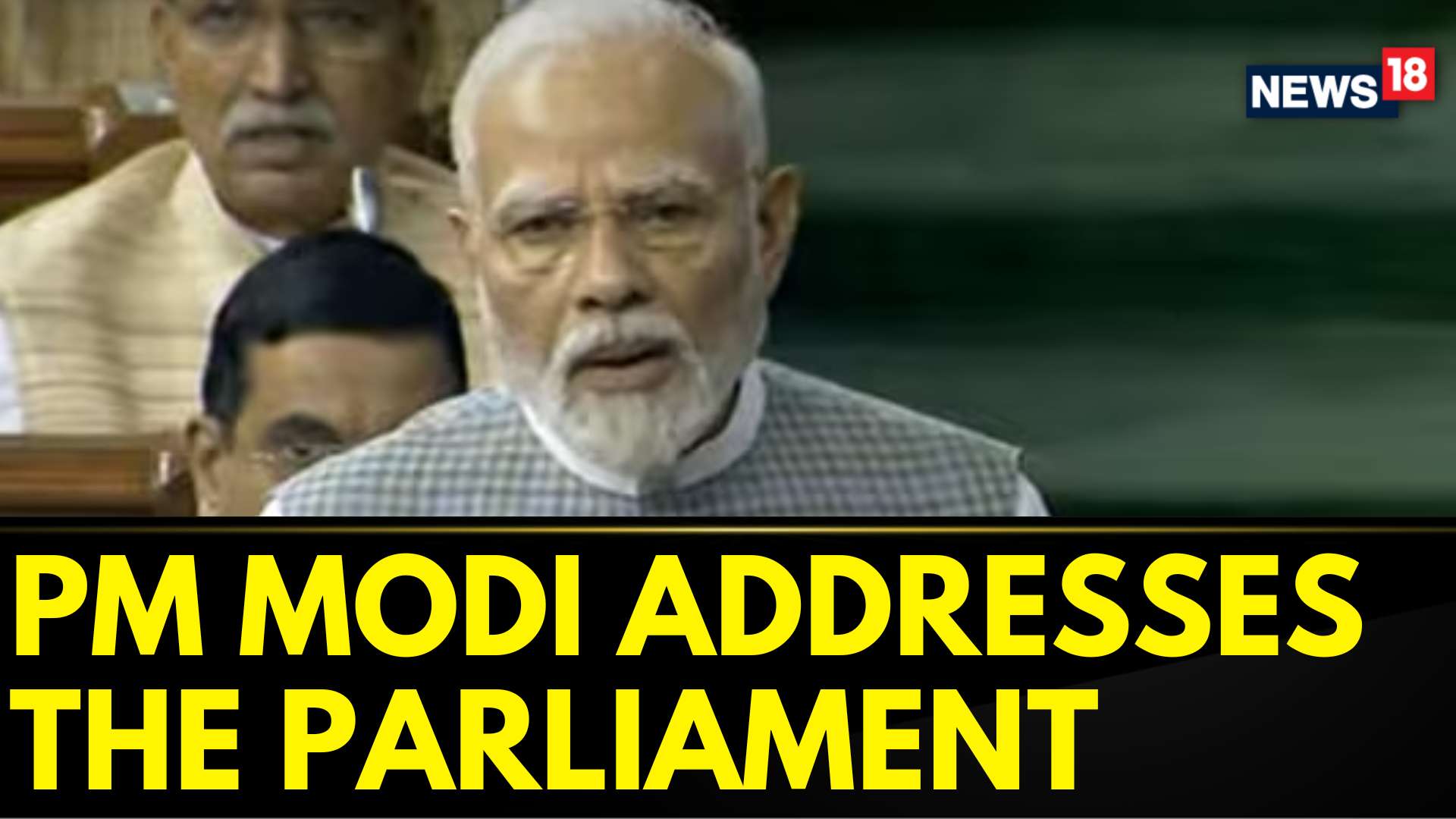 Watch Prime Minister Narendra Modi Begins His Address In The Lok Sabha ...