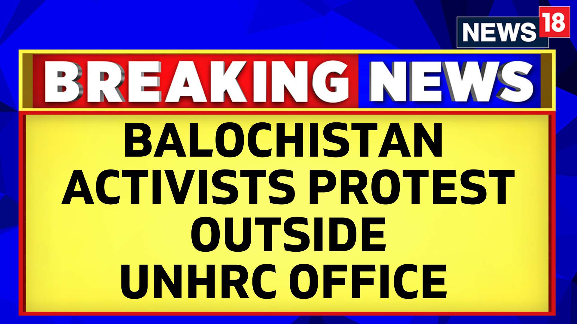 Watch Balochistan Activists Protest Against Pakistans Human Rights Violations Outside Unhrc