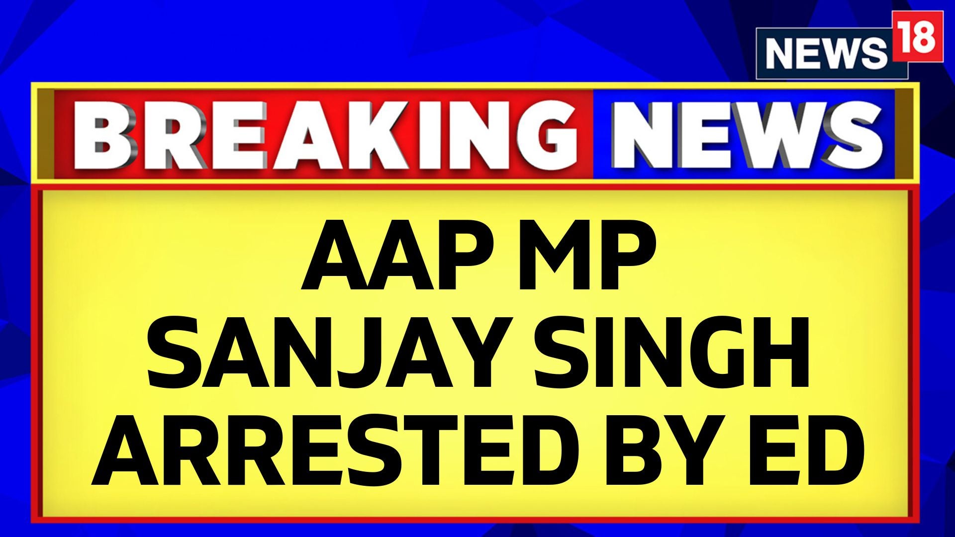 Watch Ed Arrests Aap Leader Sanjay Singh In The Delhi Liquor Policy